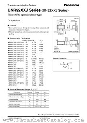 UNR921NJ datasheet pdf Panasonic