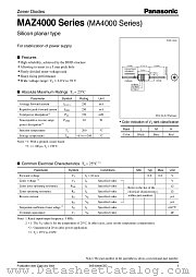 MA4027 datasheet pdf Panasonic