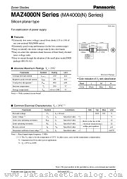 MA4300(N) datasheet pdf Panasonic