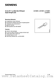 LG5411-R datasheet pdf Siemens