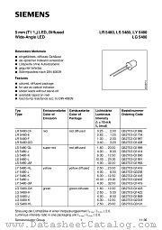 LY5480-L datasheet pdf Siemens