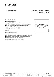 LSM770-K datasheet pdf Siemens