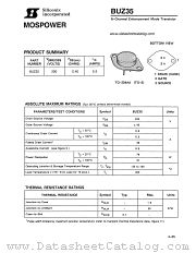BUZ35 datasheet pdf Siliconix