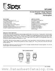 SPX1085U-5.0 datasheet pdf Sipex Corporation