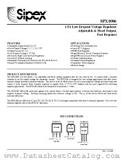 SPX1086U-5.0 datasheet pdf Sipex Corporation