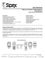 SPX2701U5-5.0 datasheet pdf Sipex Corporation