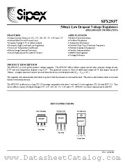 SPX2937M3-15 datasheet pdf Sipex Corporation