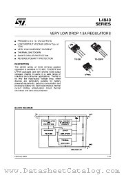L4940P10 datasheet pdf ST Microelectronics