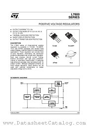 L7806T datasheet pdf ST Microelectronics
