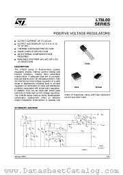 L78L08ACZ datasheet pdf ST Microelectronics