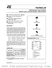TS27M2BCN datasheet pdf ST Microelectronics