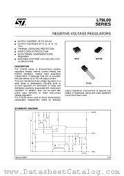 L79L06ABD datasheet pdf ST Microelectronics