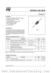 BZW50-120B datasheet pdf ST Microelectronics
