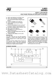 L4931ABV33 datasheet pdf ST Microelectronics