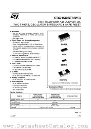 ST6225CB1 datasheet pdf ST Microelectronics