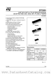 ST72251G2B3 datasheet pdf ST Microelectronics
