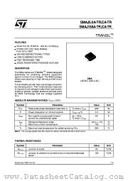 SMAJ70A-TR datasheet pdf ST Microelectronics