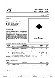 SMCJ22CA-TR datasheet pdf ST Microelectronics