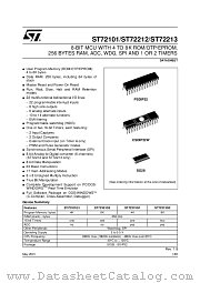 ST72212G2 datasheet pdf ST Microelectronics