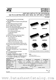 ST72T311J4B3S datasheet pdf ST Microelectronics