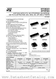ST72T331N2T6 datasheet pdf ST Microelectronics