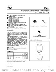 TS831-3 datasheet pdf ST Microelectronics