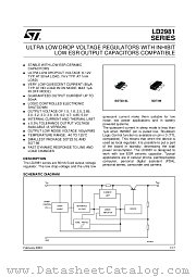 LD2981CU50TR datasheet pdf ST Microelectronics