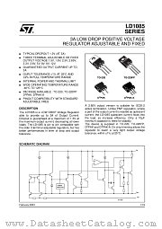 LD1085D2T80 datasheet pdf ST Microelectronics