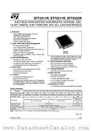 ST72311R9T6 datasheet pdf ST Microelectronics