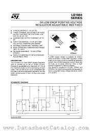 LD1084V80 datasheet pdf ST Microelectronics