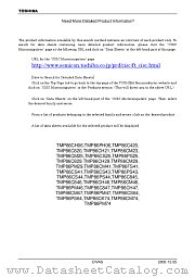 TMP86C820 datasheet pdf TOSHIBA