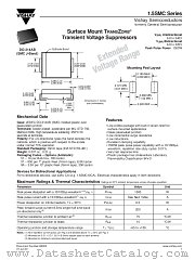 1.5SMC350CA datasheet pdf Vishay