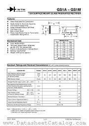 GS1A-T3 datasheet pdf Won-Top Electronics