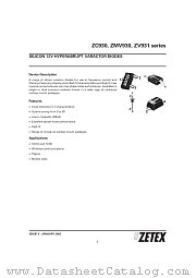 ZV931V2 datasheet pdf Zetex Semiconductors