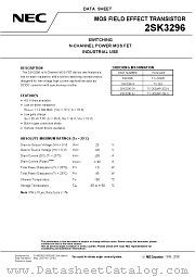 2SK3296 datasheet pdf NEC