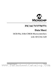PIC16C770T-E/SS datasheet pdf Microchip
