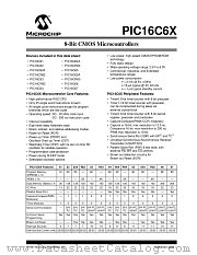 PIC16C63-10I/SP datasheet pdf Microchip