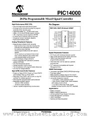 PIC14000-20/SO datasheet pdf Microchip