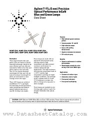 HLMP-CB30-NPCDD datasheet pdf Agilent (Hewlett-Packard)