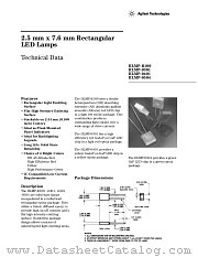 HLMP-0405 datasheet pdf Agilent (Hewlett-Packard)