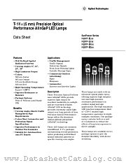 HLMP-EG17-QT002 datasheet pdf Agilent (Hewlett-Packard)
