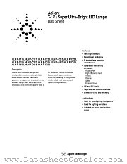 HLMP-C117-OP000 datasheet pdf Agilent (Hewlett-Packard)