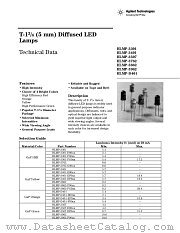 HLMP-3401-E0002 datasheet pdf Agilent (Hewlett-Packard)