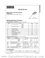 BD13516S datasheet pdf Fairchild Semiconductor