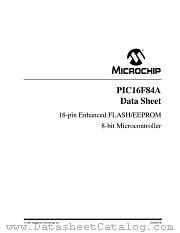 PIC16F84AT-20/SS datasheet pdf Microchip