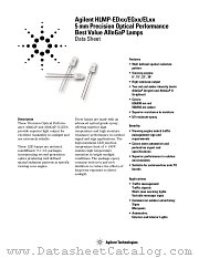 HLMP-EL31-P0R00 datasheet pdf Agilent (Hewlett-Packard)