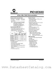PIC12C509-04E/SM datasheet pdf Microchip