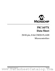 PIC16F76-E/SP datasheet pdf Microchip