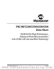 PIC18LF4320-I/PTG datasheet pdf Microchip