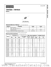 1N4749A_T50R datasheet pdf Fairchild Semiconductor